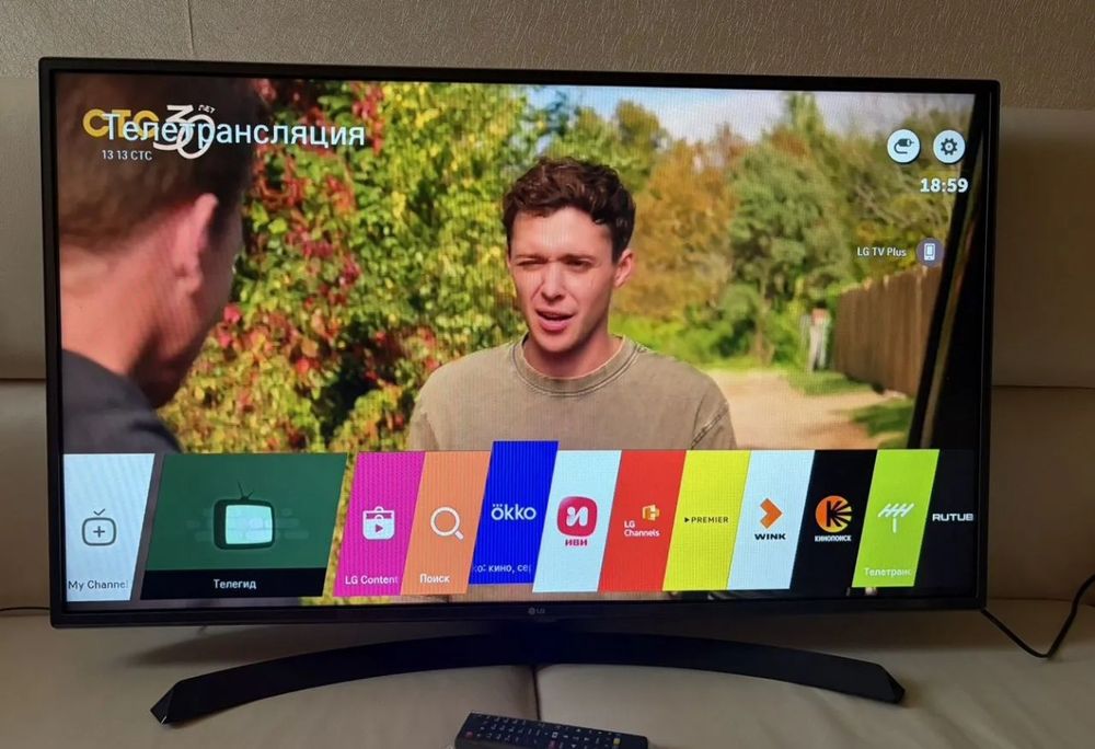 LG 110 см smart tv телевизор