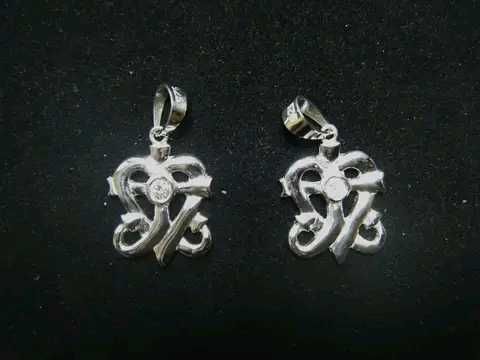 Сребърни сърца 925