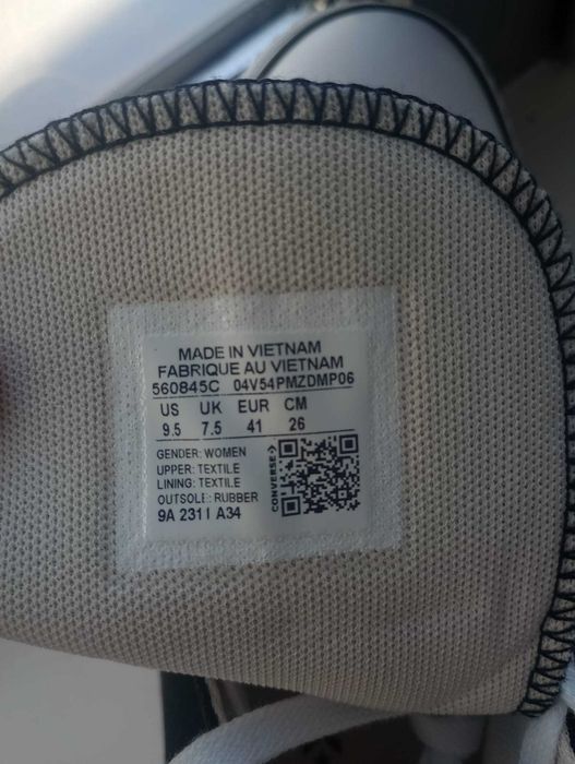 Converse Сникърси All Star Lift Hi, 41 EU