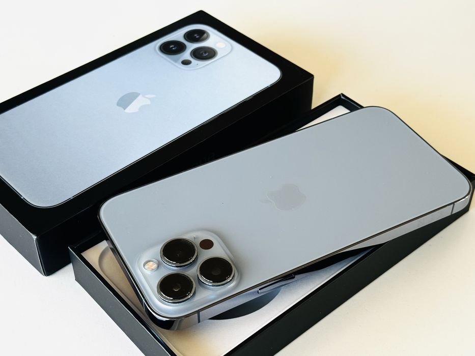Iphone 13 Pro Max 512GB Blue Като нов! Гаранция 6 месеца