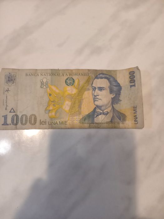 Vand bancnota 1000lei și 500 lei