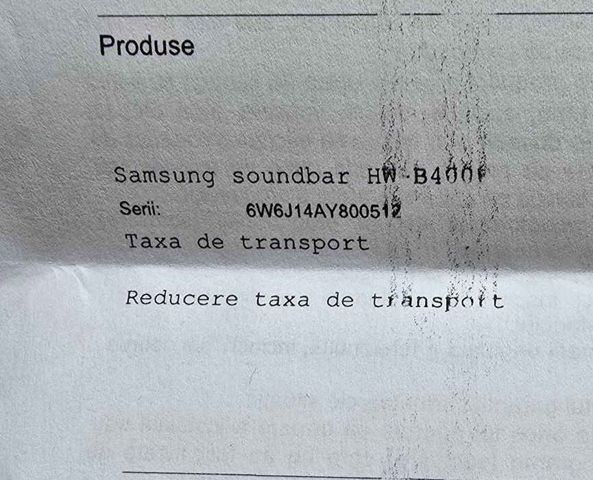 Soundbar Samsung HW-B400F Bluetooth, Wi-Fi, Dolby, HDMI eARC