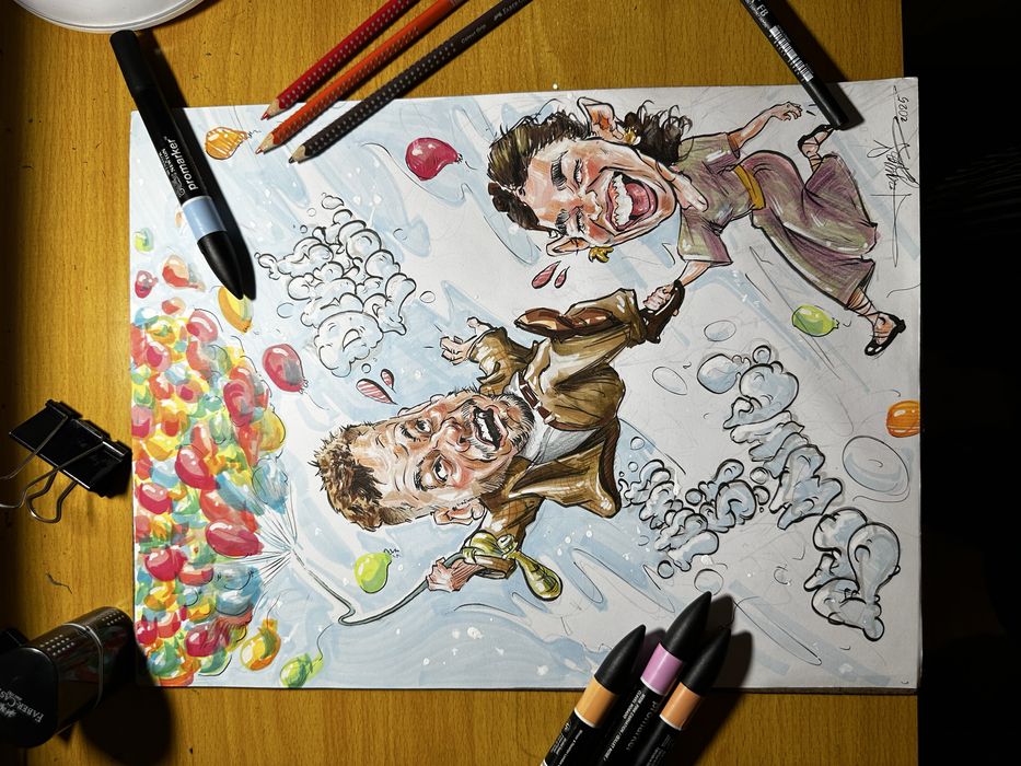 Caricaturist LIVE la nunta/botez/corporate!