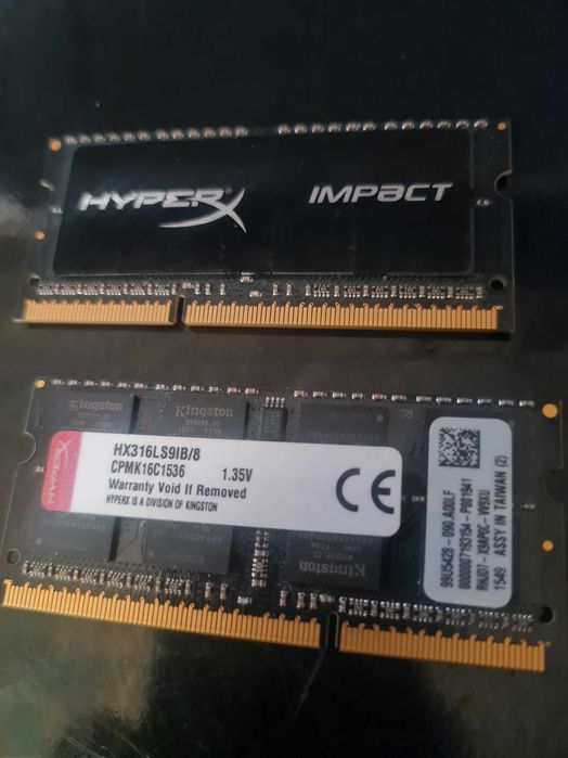 Модуль памяти Kingston HyperX и HD для ноутбука.