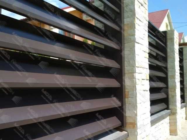 Забор жалюзи еврожалюзи