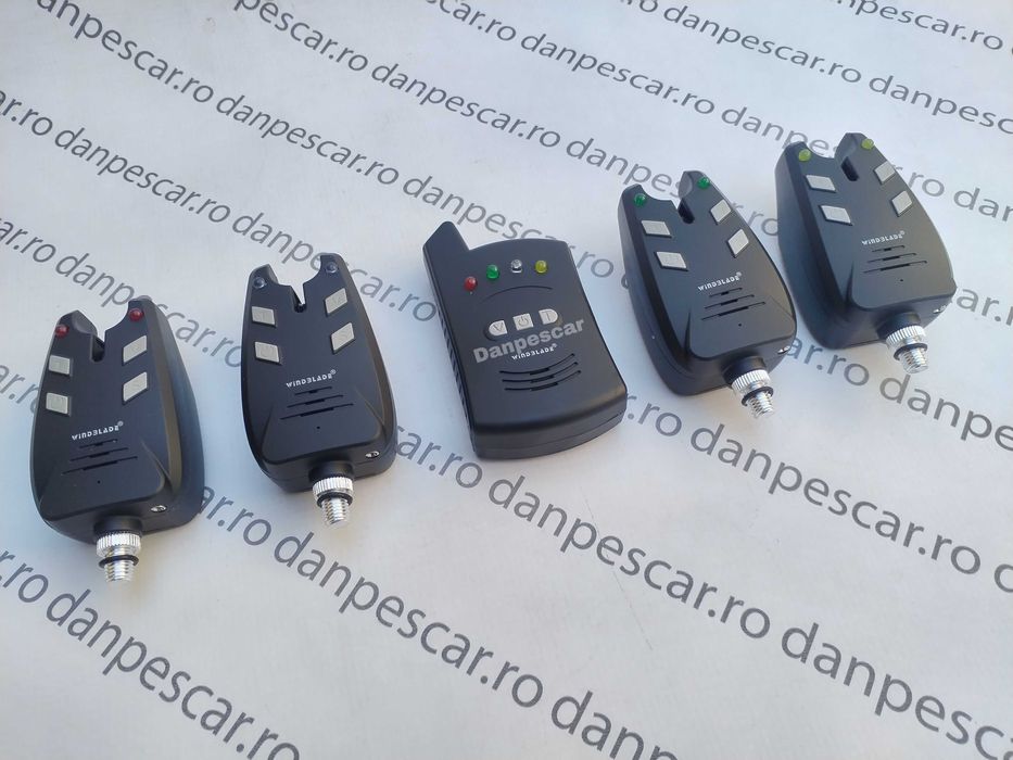 Set 4 Avertizori cu Statie Wind Blade 4 culori Mufa Jack si penar M526