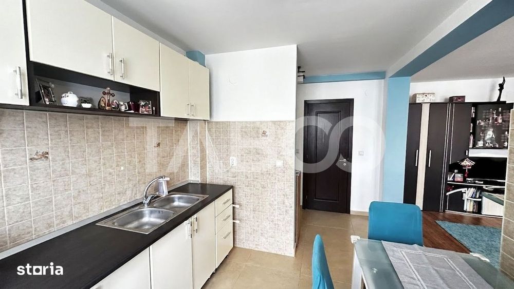 Apartament mobilat utilat 2 camere 2 locuri de parcare Calea Cisnadiei