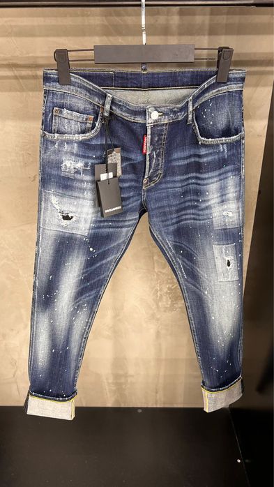 Blugi dsquared2 albastrii colectia noua premium
