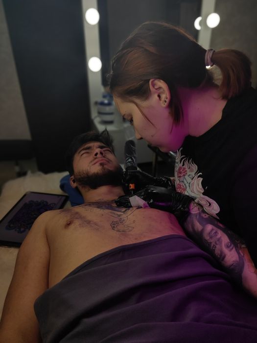 Качественная татуировка в профессиональной студии