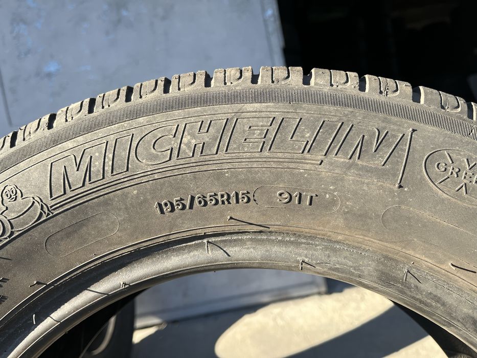 2 бр. летни гуми 195/65/15 Michelin 5,5 mm DOT 4614
