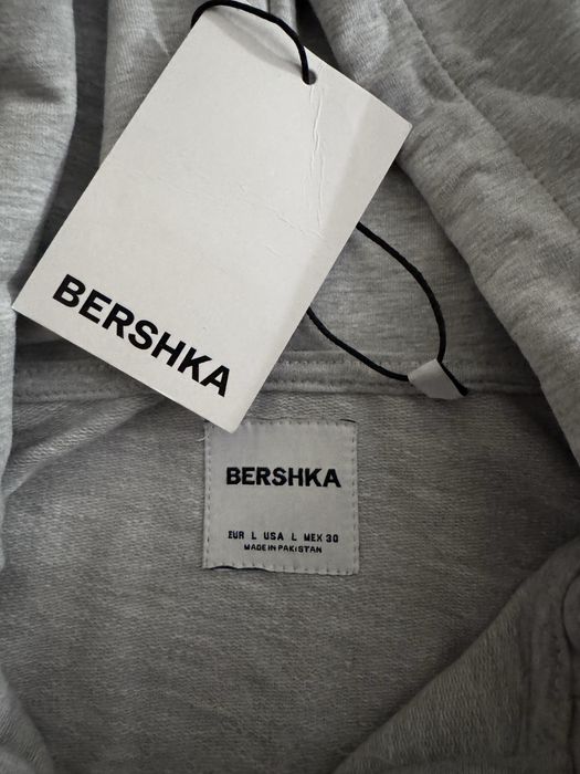 Сив суитшърт  BERSHKA