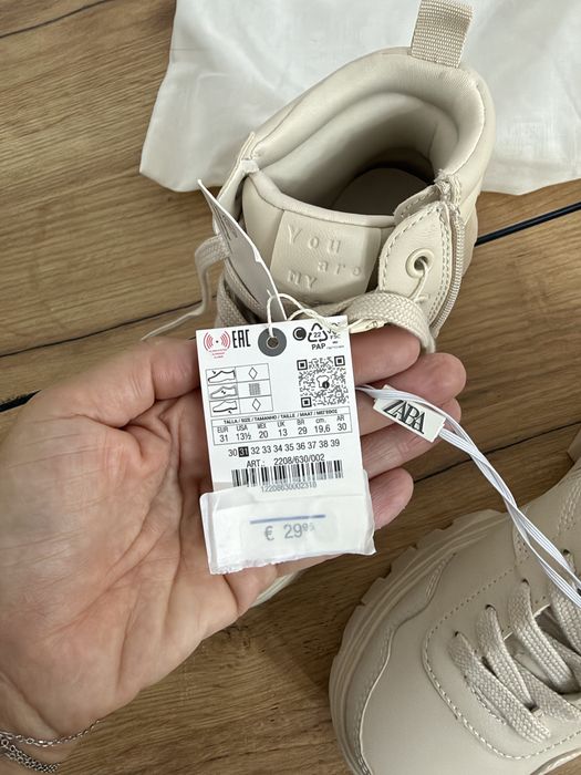 Zara обувь демисезон для девочки