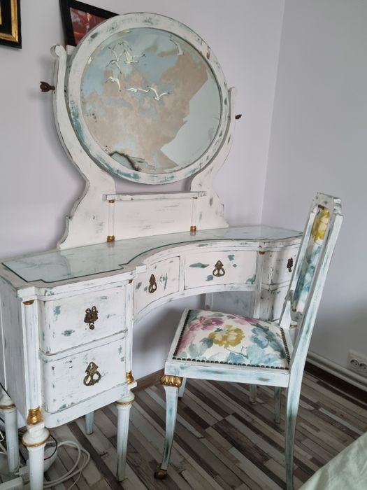 Toaleta si scaun vintage reconditionate