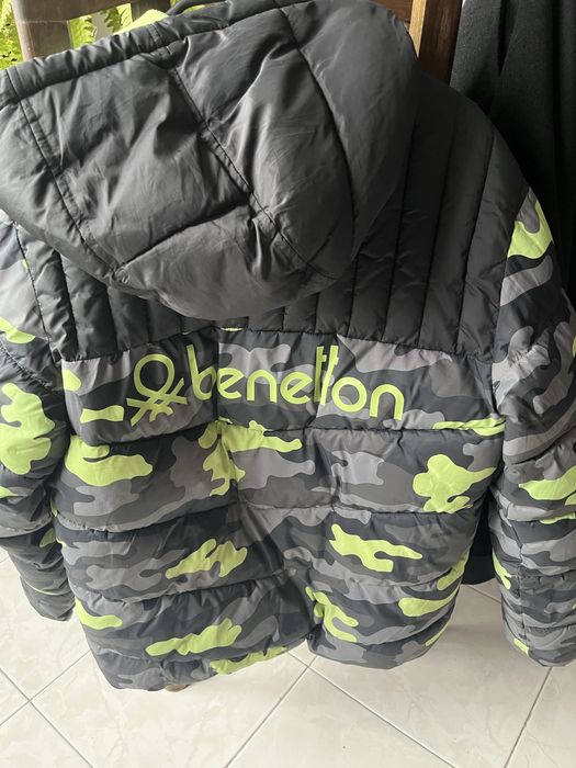 Дебело ватирано зимно яке Benetton Бенетон за момче 11-13 год