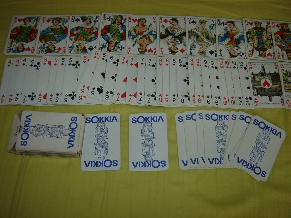 Carti de joc Made in Belgia noi anii 90