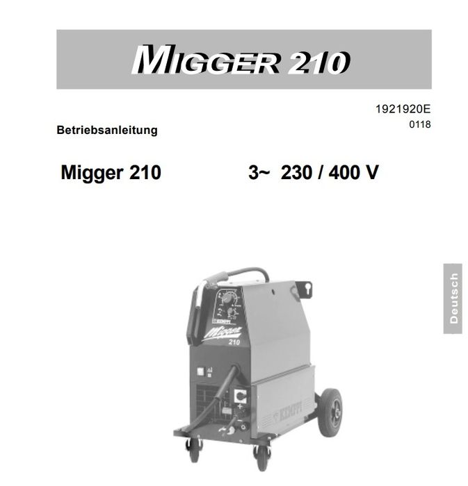 Kemppi migger 210 кемпи