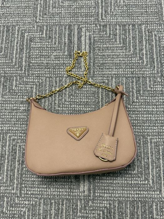 Луксозна розова чанта в стил Prada
