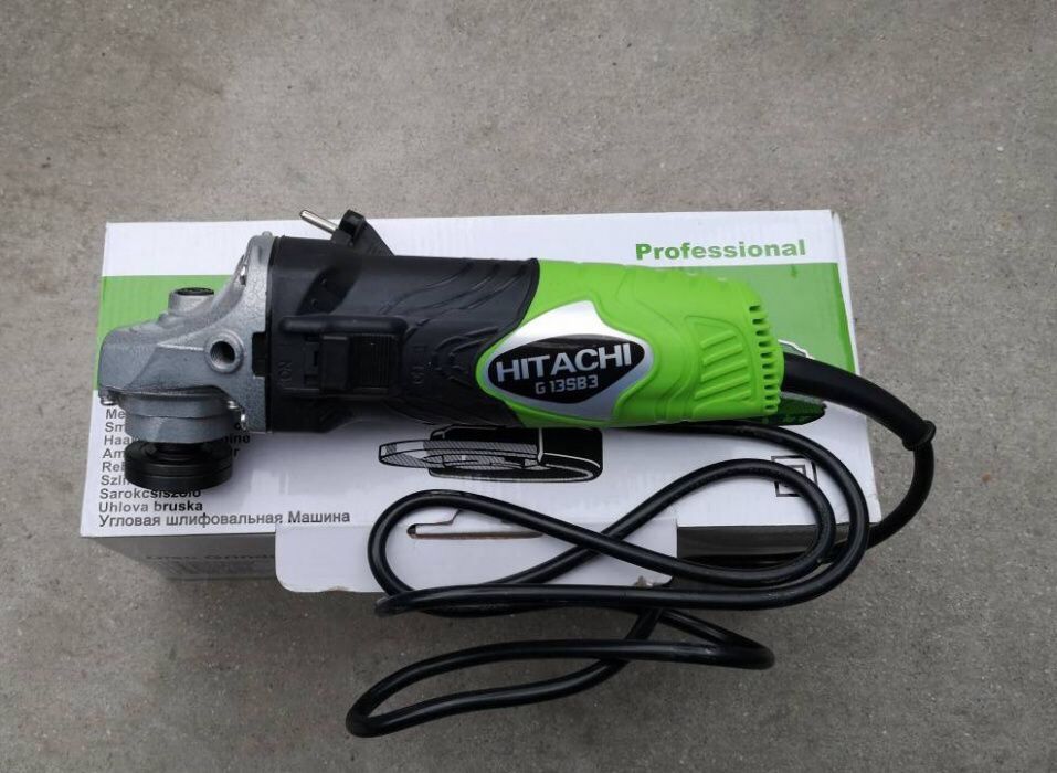 Ъглошлайф,флекс Hitachi , 1300 W, 125 мм Шлейф