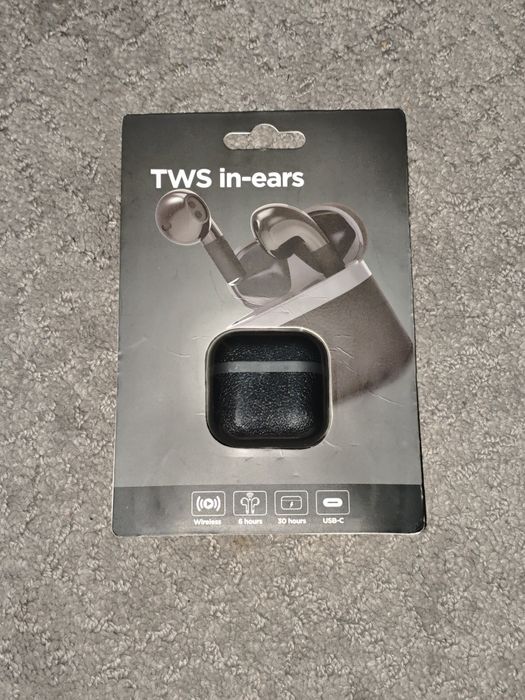 Căști wireless TWS-02-BK (noi)