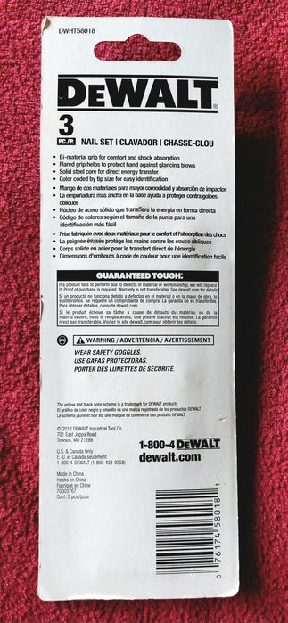 Dewalt дърводелски комплект