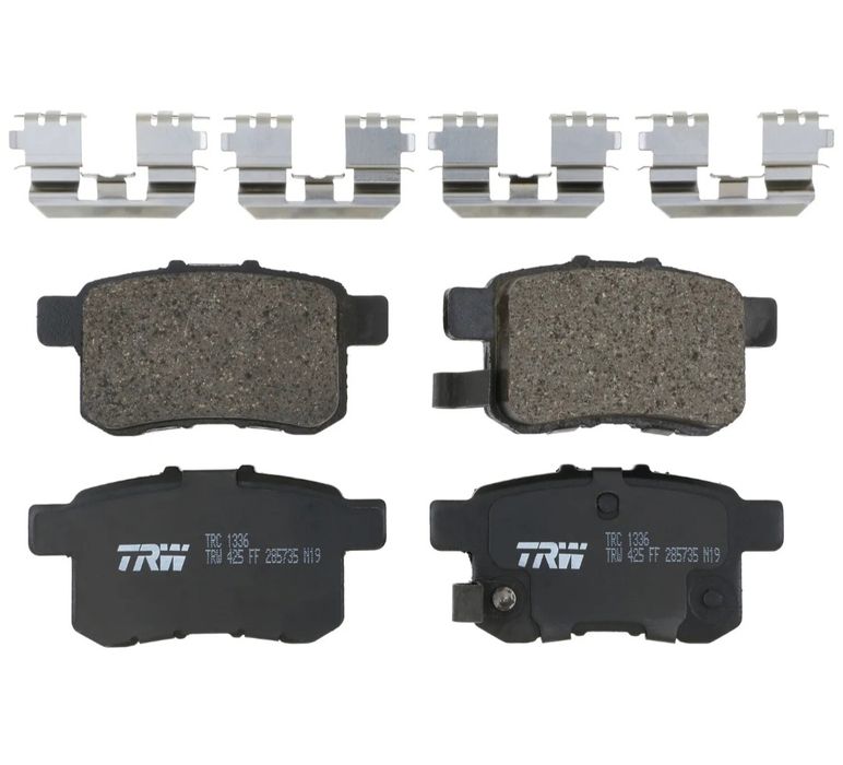 Honda accord 08-12  задние тормозные диски + колодки TRW