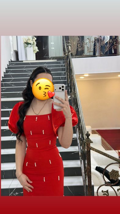 Продам Красное Вечернее платье