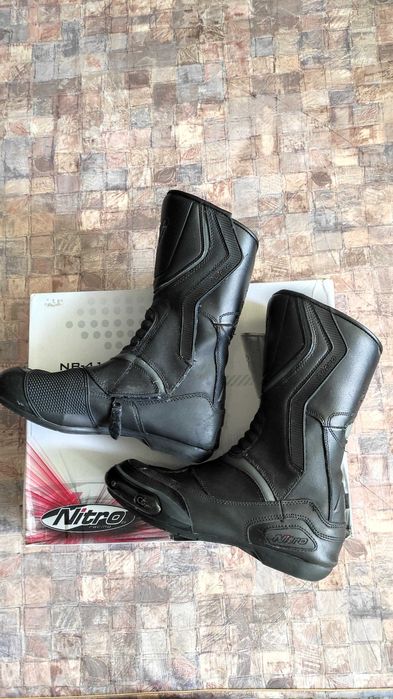 Текстилен мото екип / ботуши / наколенки / яке