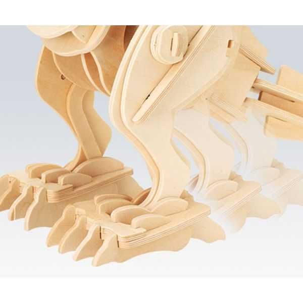 Пъзел 3D динозавър Макет Тиранозавър рекс задейства се с пляскане