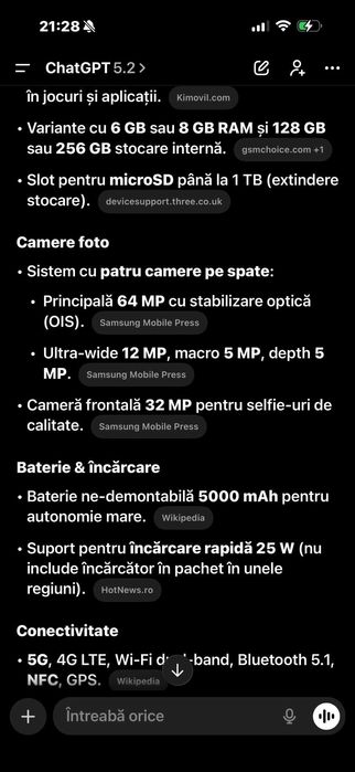 Vand telefon Samsung A53 5G