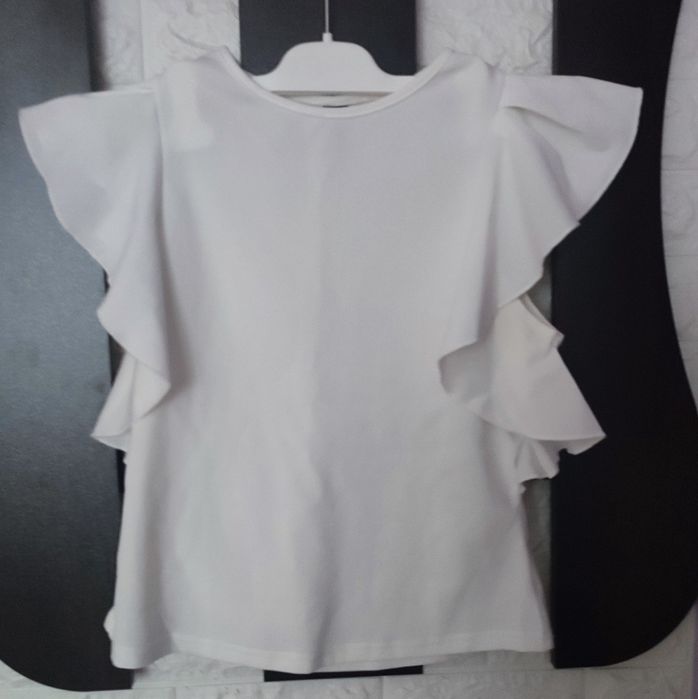 Бяла тениска Shein