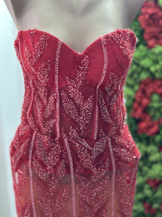 Rochie sablon plina de cristale