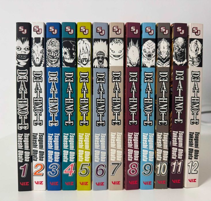 Cărți Colectie Manga - Death Note, Jujutsu Kaisen, Attack on Titan