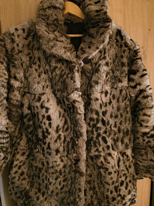 Дамско палто от естествен косъм