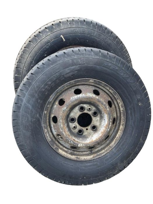 Set 2 Jante + Cauciucuri Dot 2021 225/75R16C Peugeot Boxer Box 2006 ->