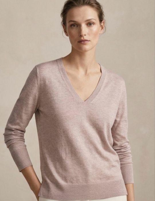 Пуловер Massimo Dutti вълна и Кашмир
