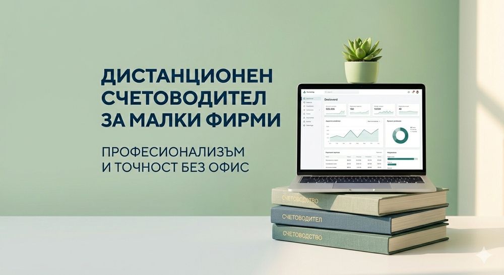 Дистанционно счетоводно обслужване за малки фирми и фрийлансъри