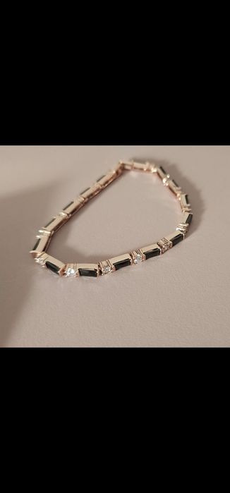 Brățară aurie cu negru