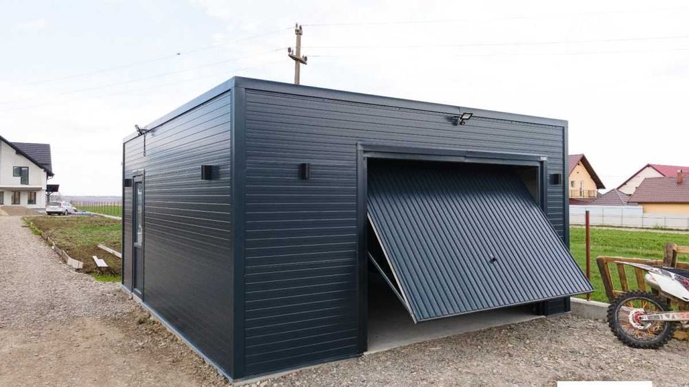 Garaje auto pe structura metalica, pret de producator