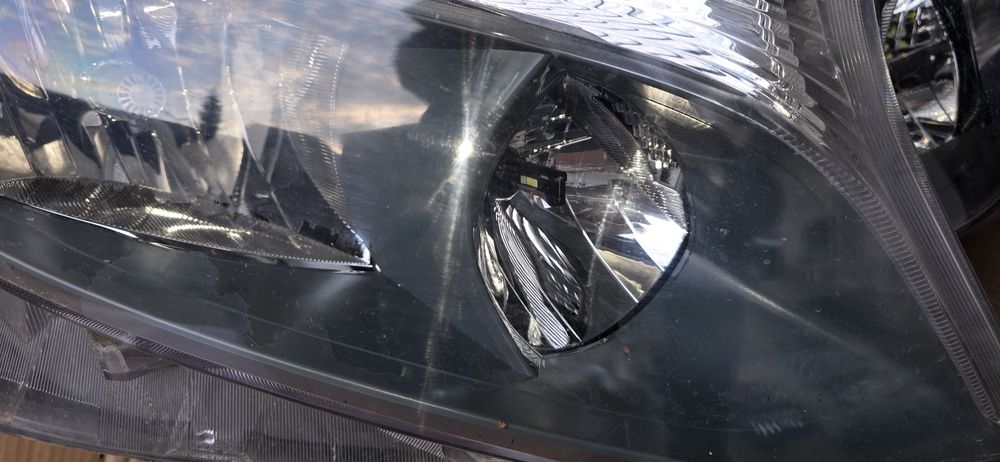 Фарове мерцедес с лед крушки с канбус