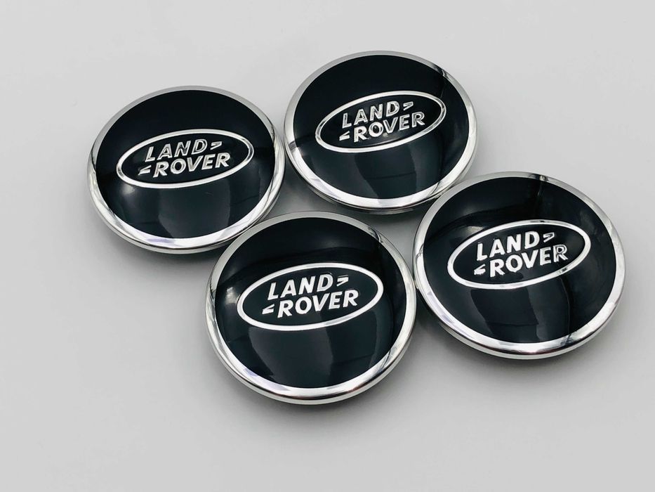 Capace Janta Compatibile Land Rover 63 mm negru/crom