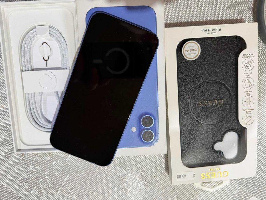 iPhone 16 Plus, 256GB, 5G, Ultramarine - с гаранция от Зора