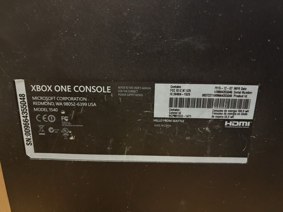Xbox One 1tb.