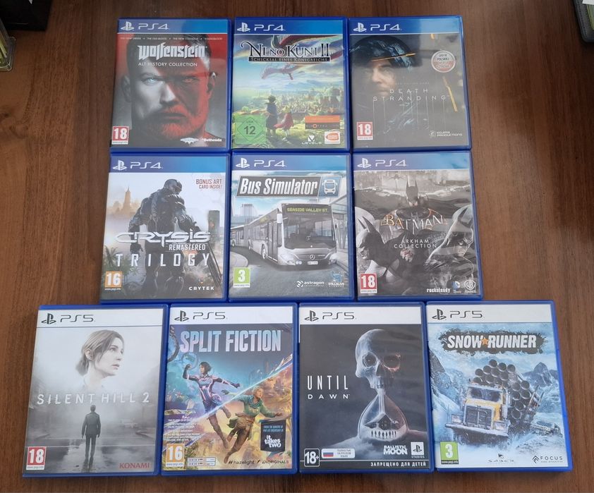 Диски PlayStation 4,5 ps4 ps5