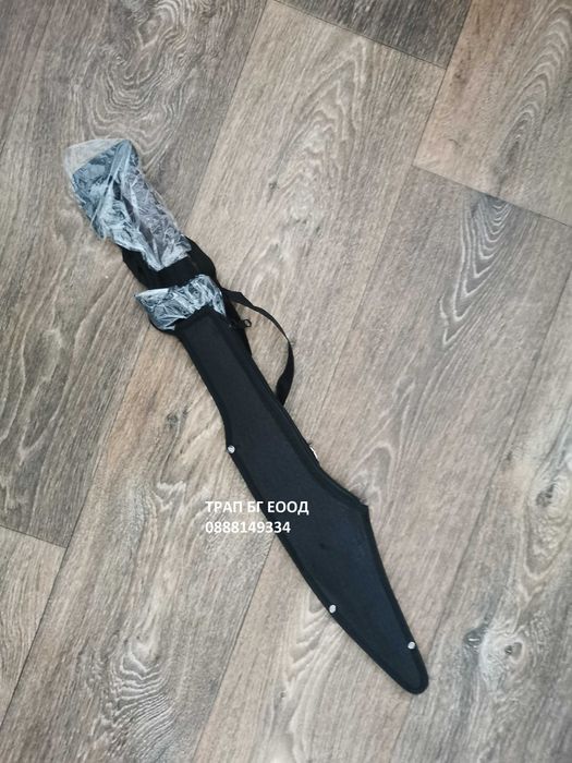 Спартански меч Стомана Остър Leonidas 300 Sparta Мечове с Кания гр ...