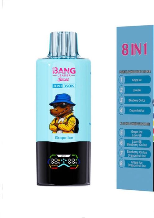 NOU! Vape BANG LEADER 350k!  8 arome diferite într-un singur dispoziti