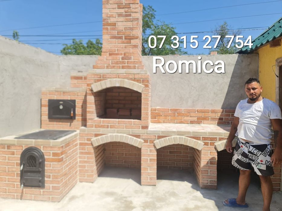 Grătare din cărămidă Grătare Rustice