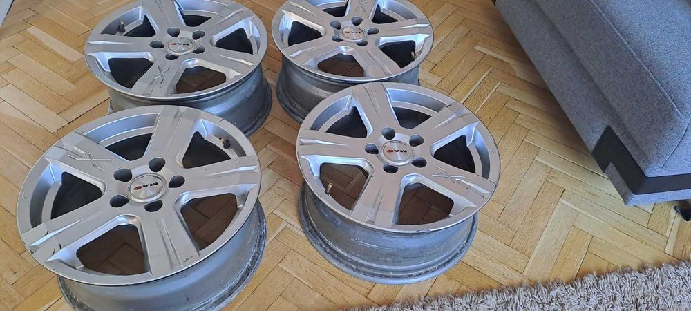 4 броя италиански алуминиеви лети джанти MAK за VAG групата