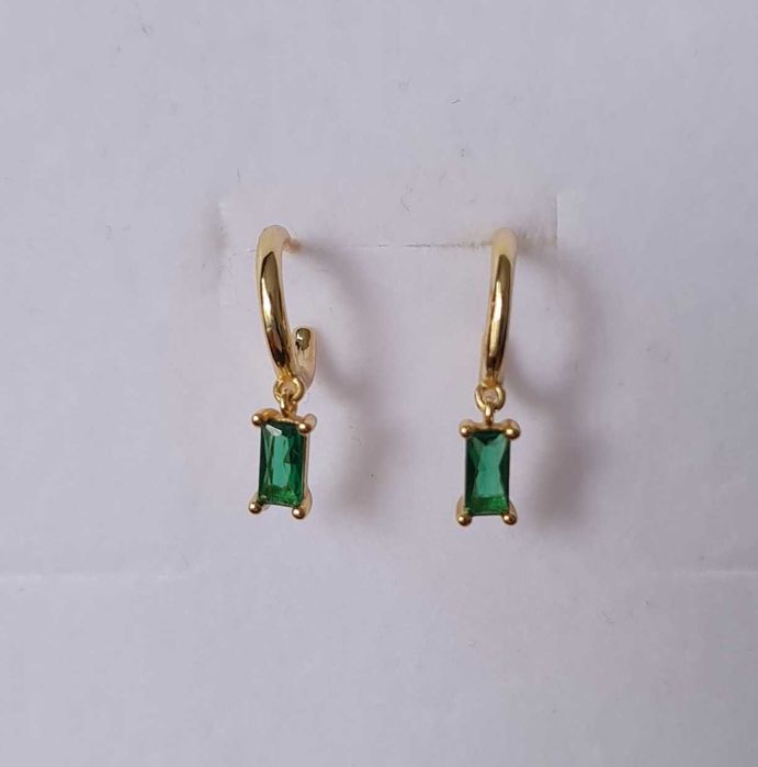 Cercei Argint placati cu aur