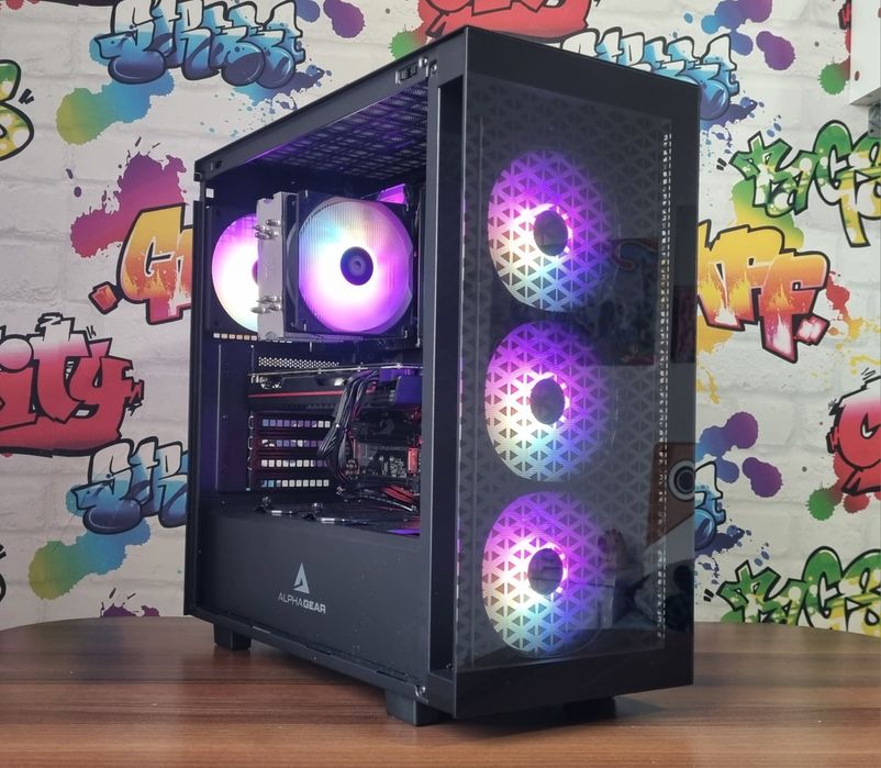 Unitate PC Gaming: i5 8500/16GB RAM/GTX 1080 8GB/256GB SSD/1TB HDD/ARGB