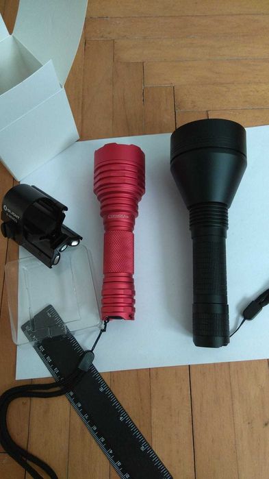 Lanterna C8+cu Led ROSU - 1 Mod